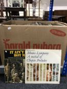 A box of LP records - classical etc