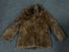 A mink fur coat