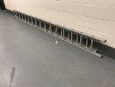 An aluminium extension ladder (on view in ground floor corridor)
