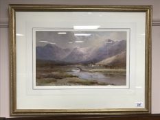 Edward Arden (Edward Tucker Jnr, 1847-1910), Grange in Borrowdale, watercolour, 45cm by 27cm,