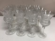 Edinburgh Crystal - Twelve glasses, height 16.5 cm. (12)