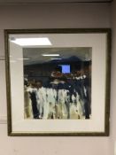 Archie Sutter Watt : Scottish moorland, watercolour, 42 cm x 44 cm, signed, framed.