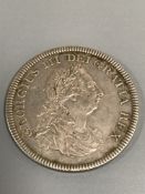 A George III silver five-shilling dollar 1804