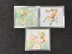 Early Twenty First Century English School : Flower Fairy with Water Lilies,