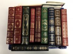 Ten Franklin library volumes - Great Expectations etc.