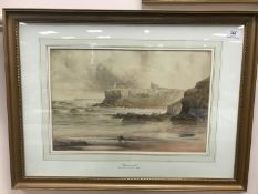 George Pelham Dixon (1859 - 1898) : Tynemouth, watercolour, signed, dated 1897, 32 cm x 48 cm,