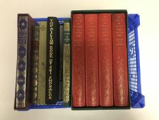 Ten Folio Society volumes - Cold Comfort farm and others.