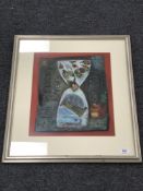 Sylvia Von Hartmann (German, Born 1942), Token for Dalliace, pastel, 35cm by 40.5cm, signed.