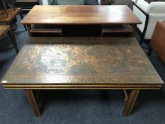 A continental map table,