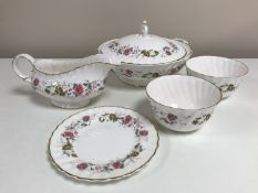 A Royal Doulton tea and dinner service - Rosell pattern.
