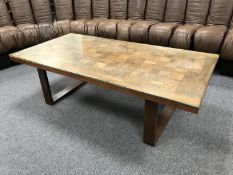 France & Son - a mid 20th century rosewood coffee table, with plate glass top, circa 1960-1969,