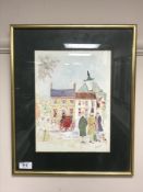 Colin Carr : Nags Head Inn, watercolour, 22 cm x 29 cm, signed, framed.