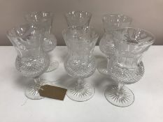Edinburgh Crystal - Six glasses, height 16.5 cm. (6)