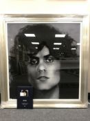Anthony Orme : Marc Bolan, pastel, 101 cm x 108 cm, signed, framed.
