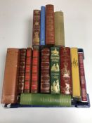 Fourteen Folio and other volumes - Comic History of England etc.