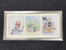 Late Twentieth Century School : Flower Fairy with Snowdrops,