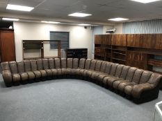 Berger, Heinz and Riva for de Sede - A mid 1970's modular settee, model DS600 'Non Stop',