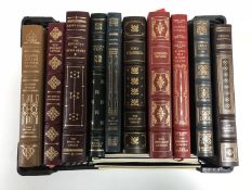 Ten Franklin library volumes - The Scarlet letter etc.