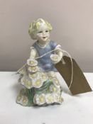 A Royal Worcester figure - May, numbered 3455, height 12.