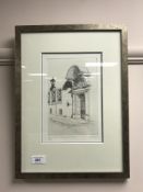 An etching depicting St. Cuthbert's Society, Durham, 13.