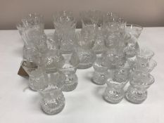 Edinburgh Crystal - Twenty-one glasses various. (21)