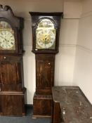 A 19th century mahogany long cased clock with brass and silvered dial, by Smith Pittenmeen,