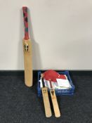 A collection of cricket memorabilia relating to Durham County Cricket Club including three signed