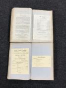 Two albums of 1930's theatre programmes