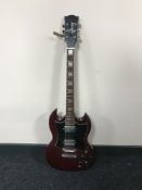 A 1960's/70's SG Japanese electric guitar CONDITION REPORT: No apparent serial