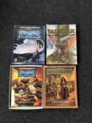 A quantity of boxed war strategy games - examples by Victory games, Palitoy,