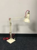 A mid 20th century Herbert Terry & Sons angle poised lamp