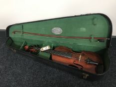 A French violin labelled copie de Antoni Stradivarius circa 1890