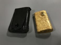A gold plated Ronson 15V lighter