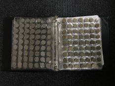 An album of British pre decimal coins