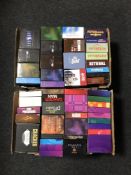 Two boxes of assorted DVD box sets