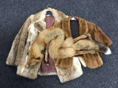 A lady's coney fur coat,