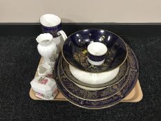 Five pieces of Royal Worcester Sandringham bone china,