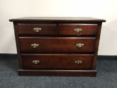 A four drawer chest