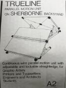 A boxed Truline drawing board