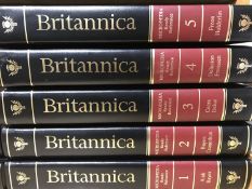 Thirty two volumes of Encyclopaedia Britannica
