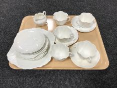Nineteen pieces of Shelley tea china, Rg. No.