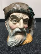 A large Royal Doulton character jug - Robinson Crusoe