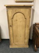 A Victorian style pine side cabinet,