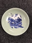 A Chinese Celadon glazed bowl CONDITION REPORT: Fine surface scratches to glaze.