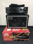 A professional JVC XL-SV22BK karaoke system,