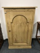 A Victorian style pine side cabinet,