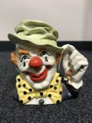 A large Royal Doulton character jug - The Clown