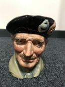 A large Royal Doulton character jug - Monty