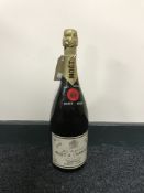 A magnum bottle of 1959 Moet and Chandon dry imperial champagne CONDITION REPORT: