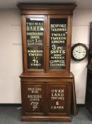 A Victorian and later glazed bookcase : Bespoke Tailoring,
